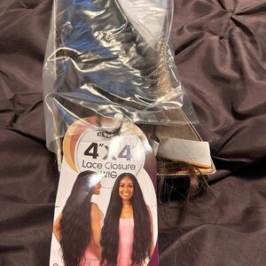 Lace Closure Wig - Black and Brown